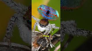 Dancing Colors 🕺✨ The Fascinating World of Peacock Spiders 🕷️🌈 PeacockSpider Maratus [upl. by Catima405]