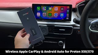 Wireless CarPlayAndroid Auto for Proton X50X70 Made Easy [upl. by Yhprum]