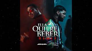 Anuel AA Feat Romeo Santos  Ella Quiere Beber Official Remix Audio [upl. by Partridge]