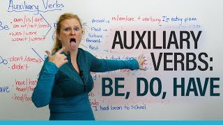 English Grammar AUXILIARY VERBS – be do have [upl. by Cooper]