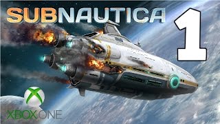 Subnautica Xbox One  Ep 1  Splash Down  Lets Play [upl. by Rinaldo]