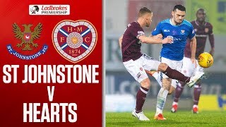 St Johnstone 22 Hearts  Penalty earns Saints a Point  Ladbrokes Premiership [upl. by Enirok]