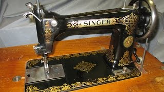 Rare Antique Singer 9W Treadle Sewing Machine No 9 Wheeler amp Wilson 3131681 [upl. by Amahcen]