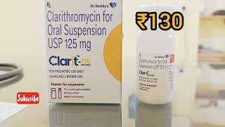 clarit syrup antibiotic बच्चो के लंग इन्फेक्शन की दवा निमोनिया [upl. by Halihs739]