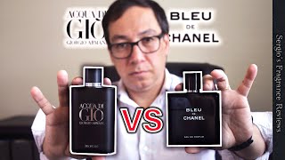 ACQUA DI GIO PROFUMO vs BLEU DE CHANEL  Which is Better [upl. by Croner]