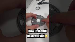 When Your 3D Printer’s Tolerances Aren’t Quite There… 😂 shorts 3dprinting diy [upl. by Tertia763]