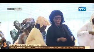 Honorée par Mansour Faye les pas de danse de Marième Faye Sall à son sargal [upl. by Ynatirb]