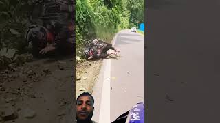 bike crshbike crash viral ktm 😱😱😱 [upl. by Durward287]