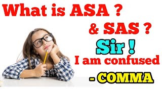 congruence of triangles class 7th  congruence rule ASA amp SAS [upl. by Ajiam755]