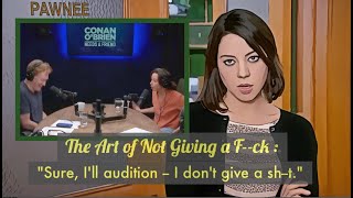 Aubrey Plaza details the epically awkward Parks and Rec audition that launched her career [upl. by Seravaj]