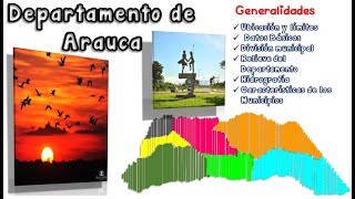 Departamento de Arauca Generalidades 2022 [upl. by Cerell]