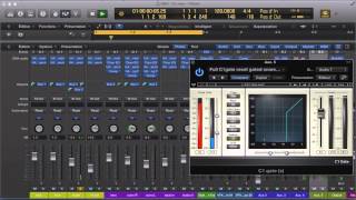 gated reverb snare effect EDM tuto logic x [upl. by Fermin]