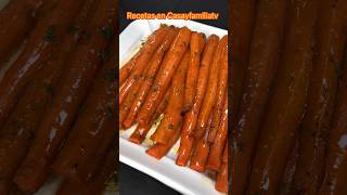 ZANAHORIAS GLASEADAS ¡Gourmet en 1 MINUTO [upl. by Iseabal]