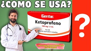 KETOPROFENO💊¿Qué es y para que sirve DOLORINFLAMACIÓN  ¡Guía completa y explicativa [upl. by Atinrev]