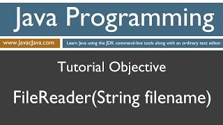 Learn Java Programming  FileReader Tutorial [upl. by Harriott]