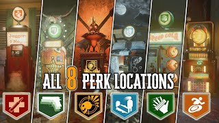 ALL PERK LOCATIONS on MAUER DER TOTEN  Cold War Zombies Beginner Guide Black Ops Cold War Zombies [upl. by Chemush]