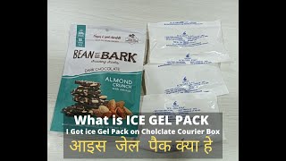 What is ICE GEL PACK I Got ice Gel Pack on Chocolate Courier Box [upl. by Ebeneser644]