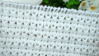 easiest tunisian knitting pattern [upl. by Ihskaneem809]