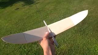 Building And Flying A 20quot Balsa CLG [upl. by Hart524]