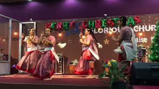 Lai bari lai  Christmas dance 2023 [upl. by Dlopoel]