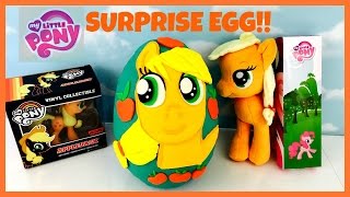 Giant MLP Applejack Play Doh Surprise Egg [upl. by Garate]