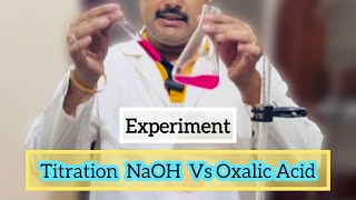 🔬 Exploring the Titration of NaOH and Oxalic Acid  Experiments [upl. by Aiekahs]