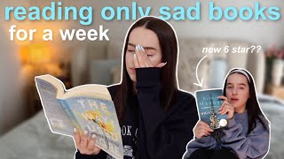 reading sad books for a week 😢 spoiler free reading vlog [upl. by Kent]