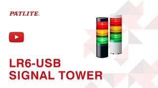 Patlite LR6USB Signal Tower  USBControlled  Effortless Signaling Revolution [upl. by Asyen]