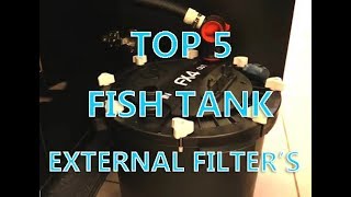 TOP 5 Fish Tank External Canister Filters [upl. by Chari]