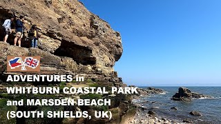 EXPLORING WHITBURN COASTAL PARK AND MARSDEN BEACH IN SOUTH SHIELDS NORTH EAST ENGLAND I ASH amp RUTH [upl. by Stutman]