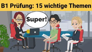 Mündliche Prüfung Deutsch B1  Gemeinsam etwas planenDialog  15 wichtige Themen  sprechen Teil 3 [upl. by Kumar]