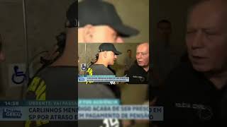 Carlinhos o mendigo do Pânico na TV momento em que ele é capturado pela polícia Paniconatv [upl. by Yebloc]