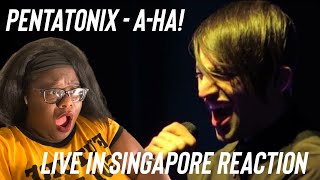 quotAhaquot Live in Singapore  The Star Vista by Pentatonix  REACTION [upl. by Lauhsoj]