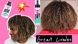 808 Base gel amp mousse def Wash n GO  Natural Hair [upl. by Amlet]