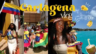 Cartagena Colombia Vlog  exploring the Walled City nightlife Rosario Islands amp lots of food [upl. by Hestia]