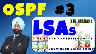 ✅ OSPF LSA Types  OSPF Link State Advertisement  OSPF in Hindi Video 3  CCNA 200 301 [upl. by Arotak]