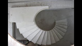 Curved concrete stairs [upl. by Ariadne273]