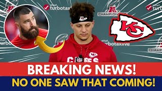 💥URGENT MAHOMES REACTS TRAVIS KELCE SURPRISED BY THIS KANSAS CITY CHIEFS NEWS [upl. by Cassiani]