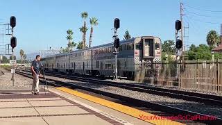 Railfanning Fullerton 101824 ft Hornshows BNSF 6075 and more [upl. by Gregorius]