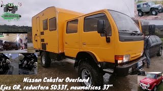 Nissan Cabstar Overland Axle GR cambio SD33 37quot Ruta Galicia V8 Jeep 40 Auverland 37 Terrano 1 40 [upl. by Leann]