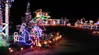 christmas Lake Placid Lights at Night 2012 [upl. by Rita]