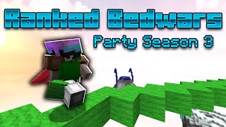 Ranked Bedwars Party Season Old Footage [upl. by Adnohsal]