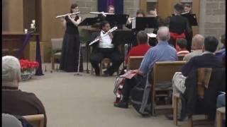 Christmas Concerto Op 6 No8 Mvmt III amp IV A CorelliArr Sondra Tucker SXU Flute Choir [upl. by Airemat]