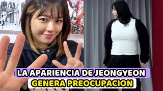 JEONGYEON DE TWICE GENERA PREOCUPACIÓN ENTRE LOS INTERNAUTAS POR SU APARIENCIA ALTERADA [upl. by Trahurn]