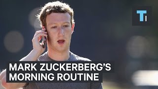 Mark Zuckerberg morning routine [upl. by Maffei]