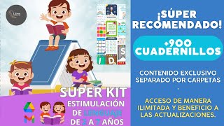 Súper Kit de Estimulación de Lenguaje  Recomendado  Libros digitales [upl. by Anirbaz]