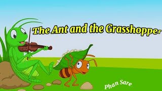 Stories The Ant and the Grasshopper speak English  Mrs Rasmey Official [upl. by Werdma]