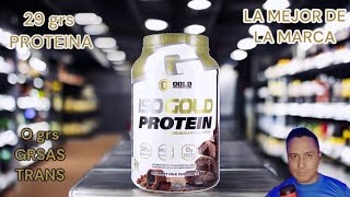 ISOGOLD PROTEIN de GOLD NUTRITION [upl. by Flory]