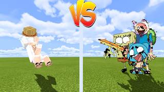 LUFFY GEAR 5 VS CARRTOON NETWORK PIBBY MINECRAFT [upl. by Vijnas]