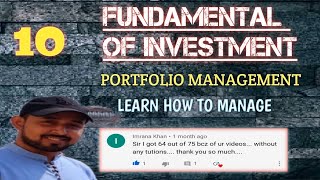 10 FOI  PORTFOLIO MANAGEMENT  CA CMA RAVI KUMAR [upl. by Caundra276]